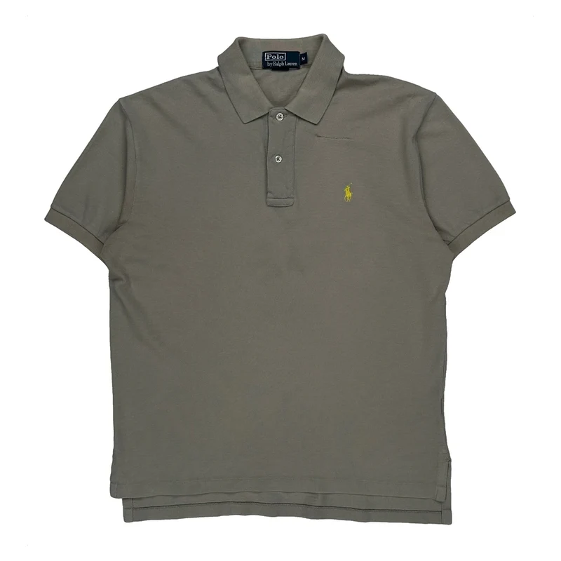 Polo By Ralph Lauren Polo Shirt - Medium Grey Cotton