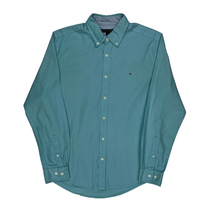Tommy Hilfiger Shirt - Medium Blue Cotton