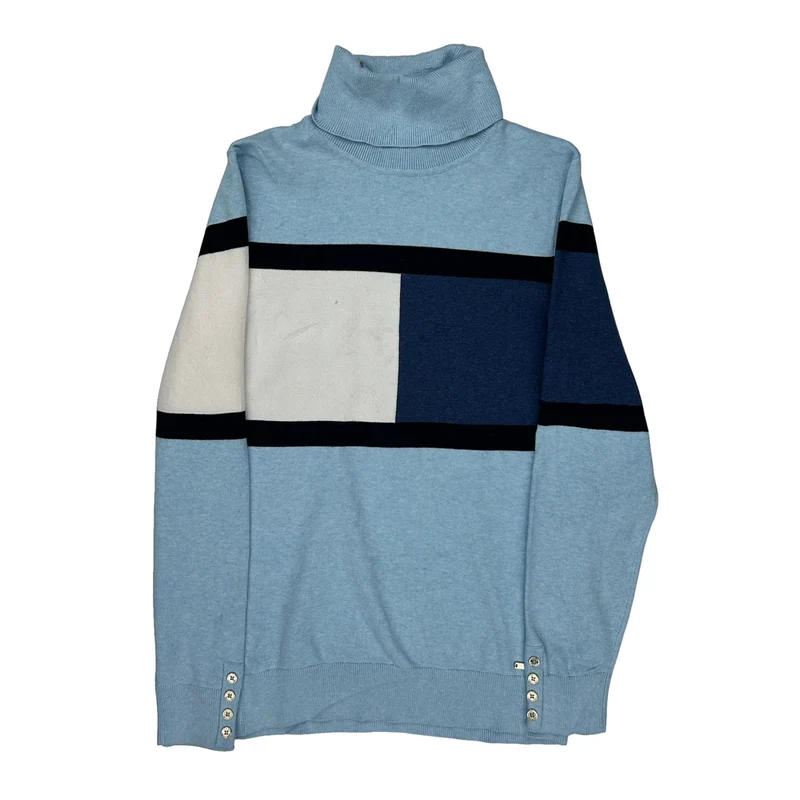 Tommy Hilfiger Sweater - Medium Blue Cotton