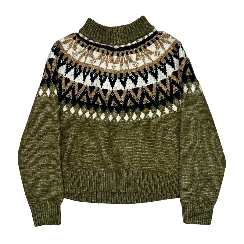 Tommy Hilfiger Sweater - XS Green Wool Blend