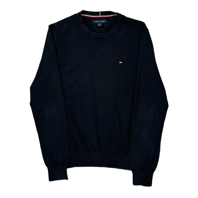 Tommy Hilfiger Sweater - Small Black Cotton