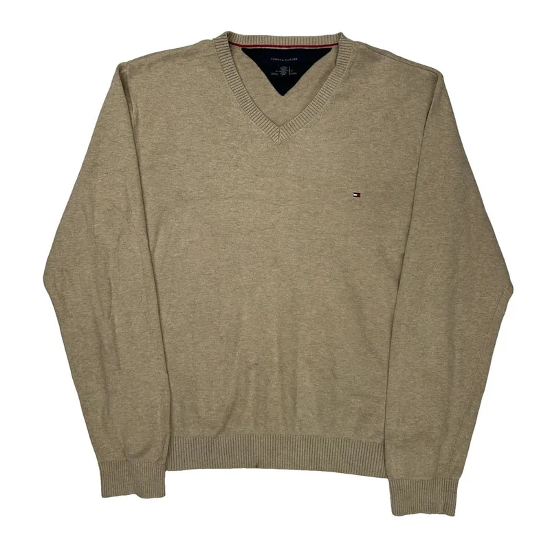 Tommy Hilfiger Sweater - XL Beige Cotton