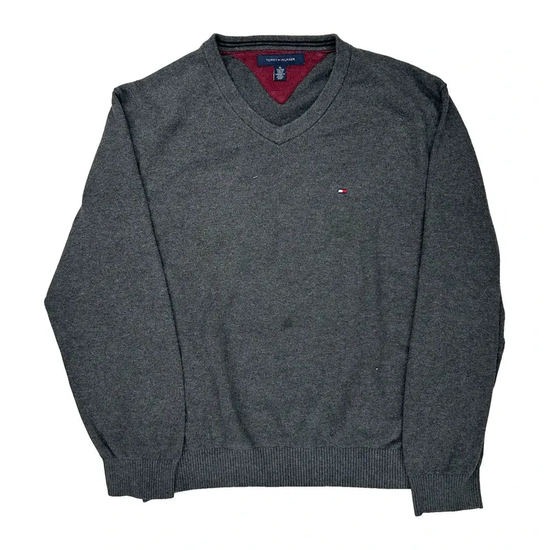 Tommy Hilfiger Sweater - XL Gray Cotton