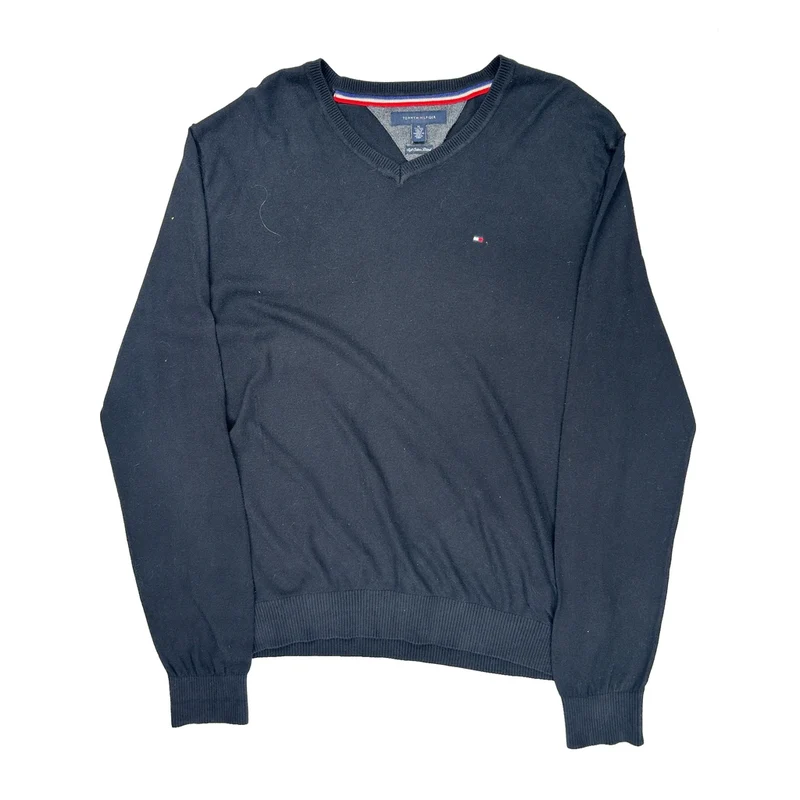 Tommy Hilfiger Sweater - XL Black Cotton Blend
