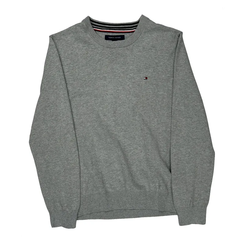 Tommy Hilfiger Sweater - Large Gray Cotton