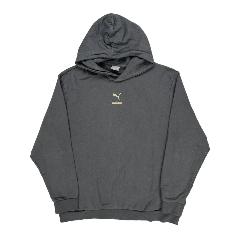 Puma Hoodie - XL Gray Cotton