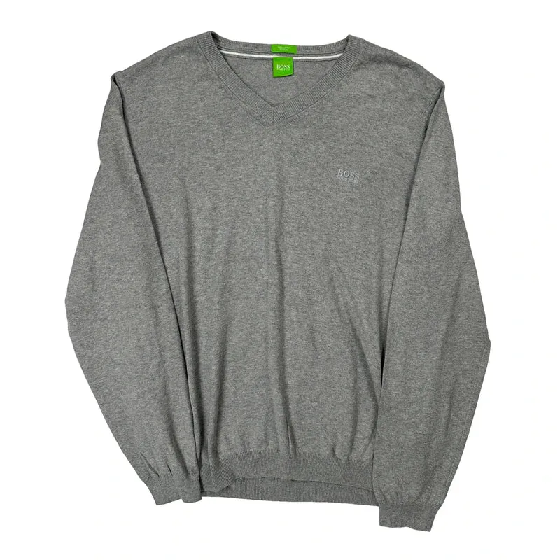 Hugo Boss Sweatshirt - XL Gray Cotton