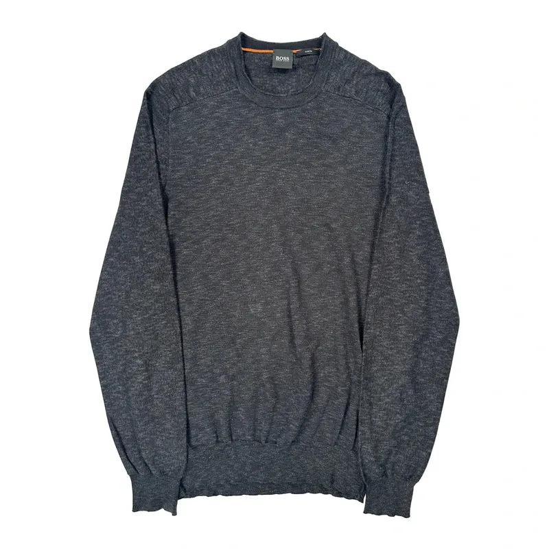 Boss Slim Fit Sweatshirt - XL Gray Cotton Blend