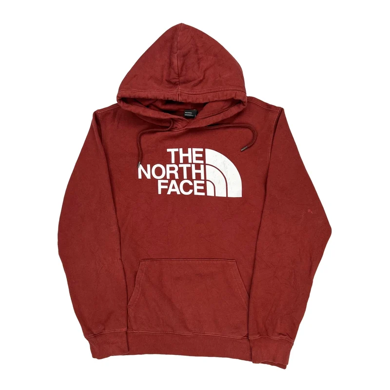 The North Face Hoodie - Large Red Cotton