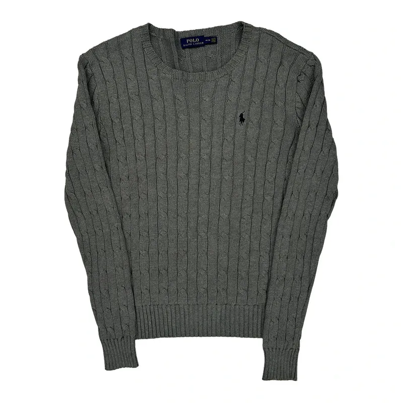 Polo By Ralph Lauren Sweater - Medium Gray Cotton