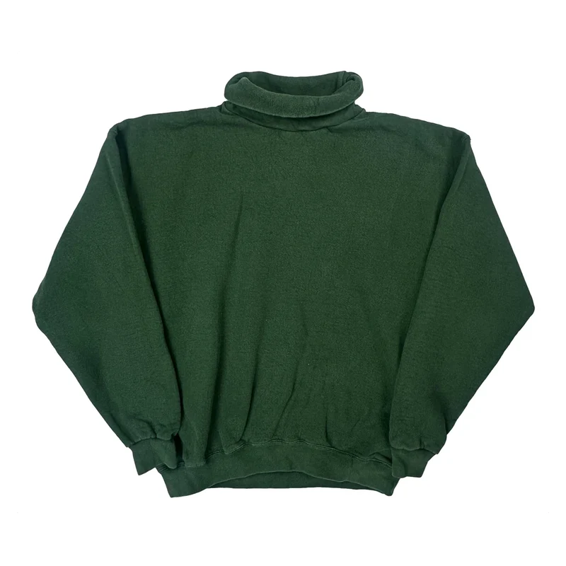 Pluma Sweatshirt - Large Green Cotton