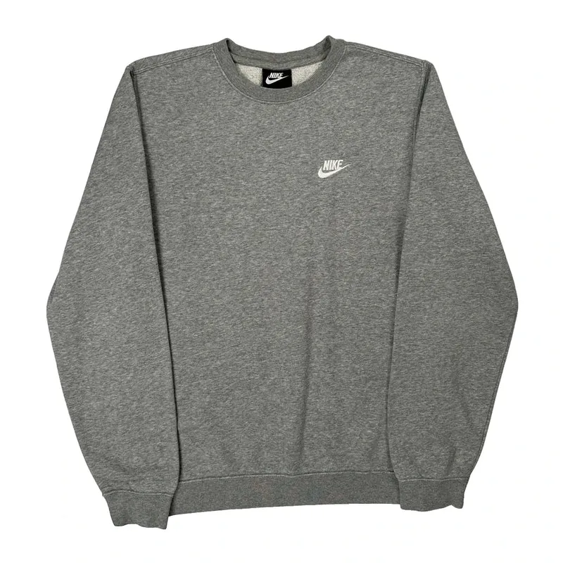 Nike Sweatshirt - Small Gray Cotton