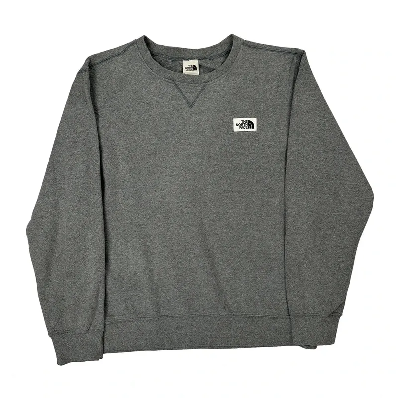 The North Face Sweatshirt - Large Gray Cotton
