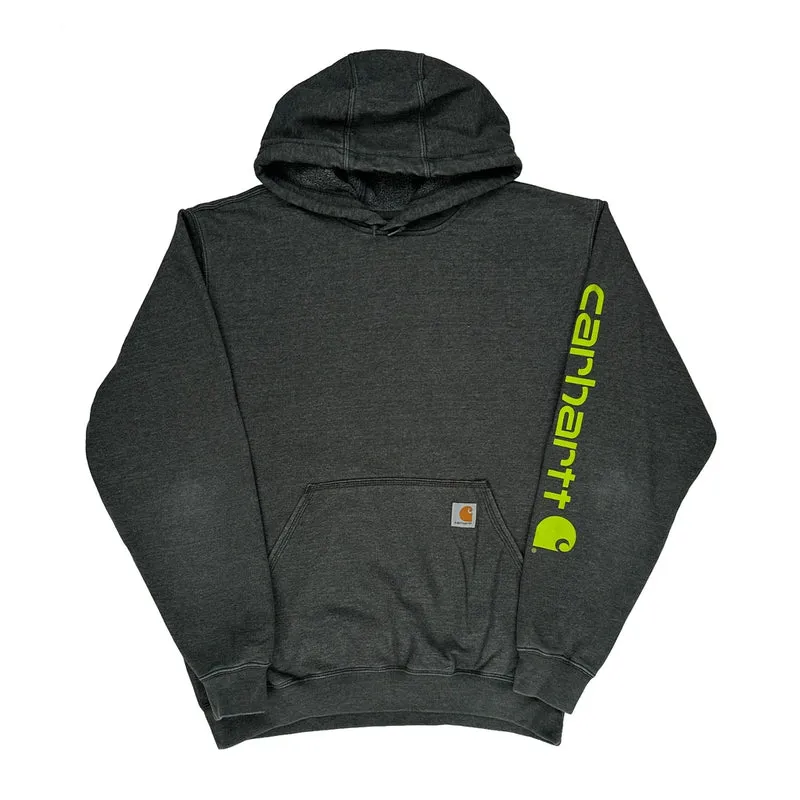 Carhartt Hoodie - Medium Grey Cotton Blend