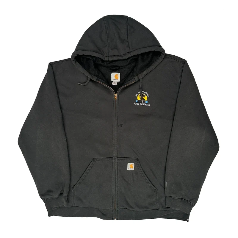 Food Services Carhartt Hoodie - XL Black Cotton