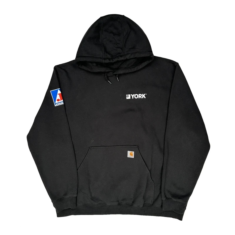 Johnson Controls Carhartt Hoodie - 2XL Black Cotton