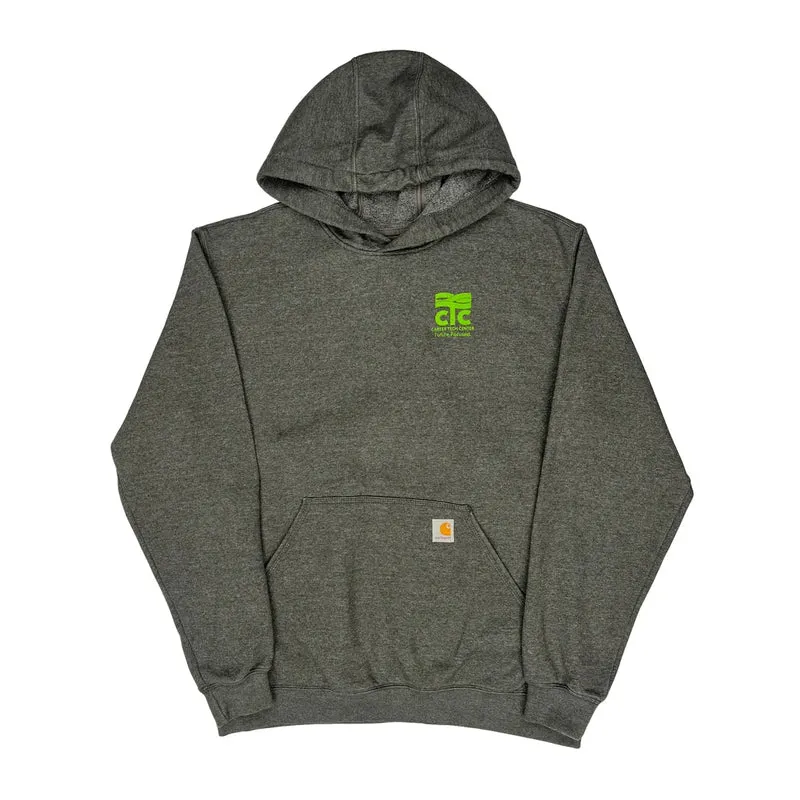 Construction Trades 2021-22 Carhartt Graphic Hoodie - Large Grey Cotton
