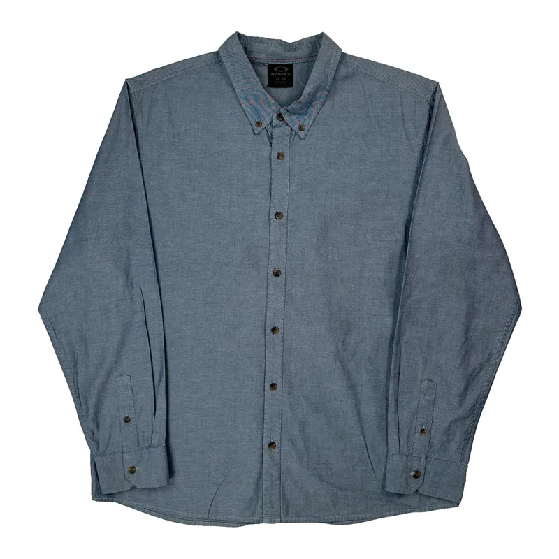 Oakley Shirt - XL Blue Cotton
