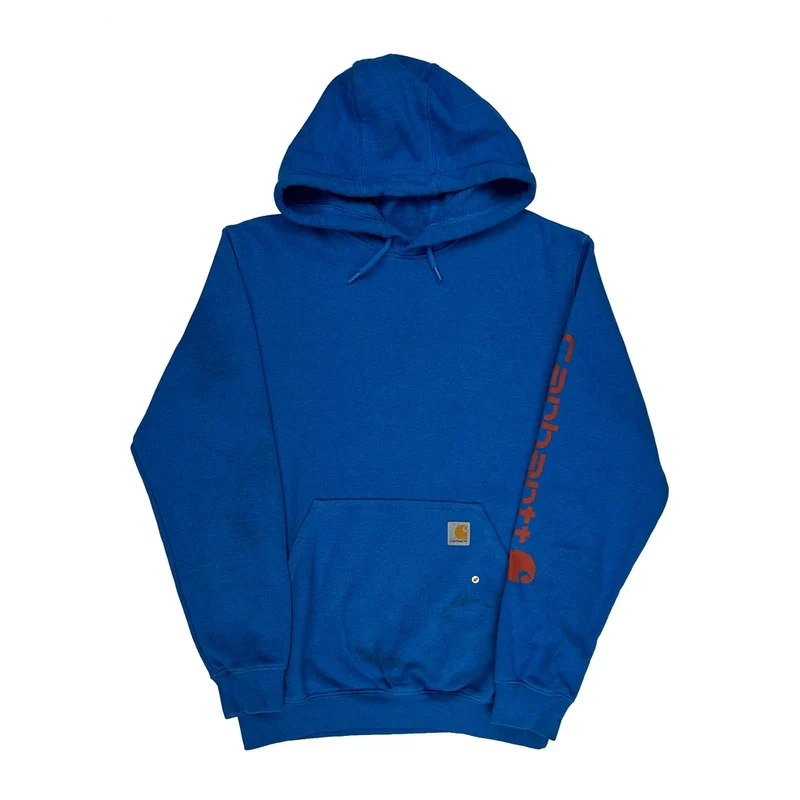 Carhartt Hoodie - Medium Blue Cotton