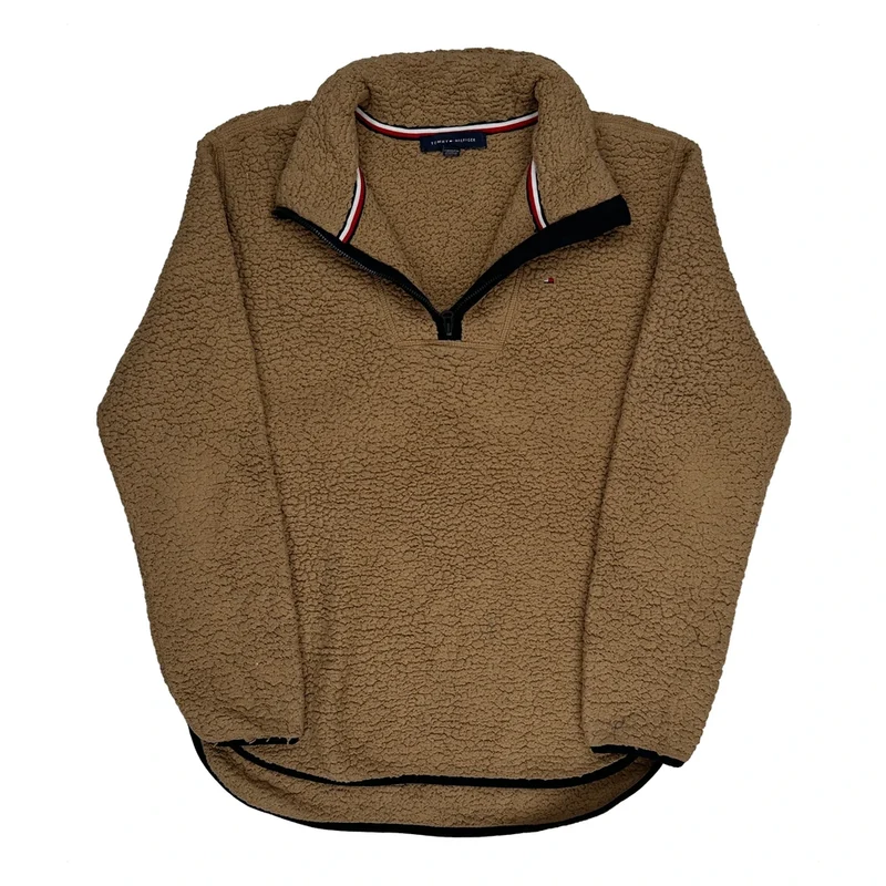 Tommy Hilfiger Fleece - Small Brown Polyester