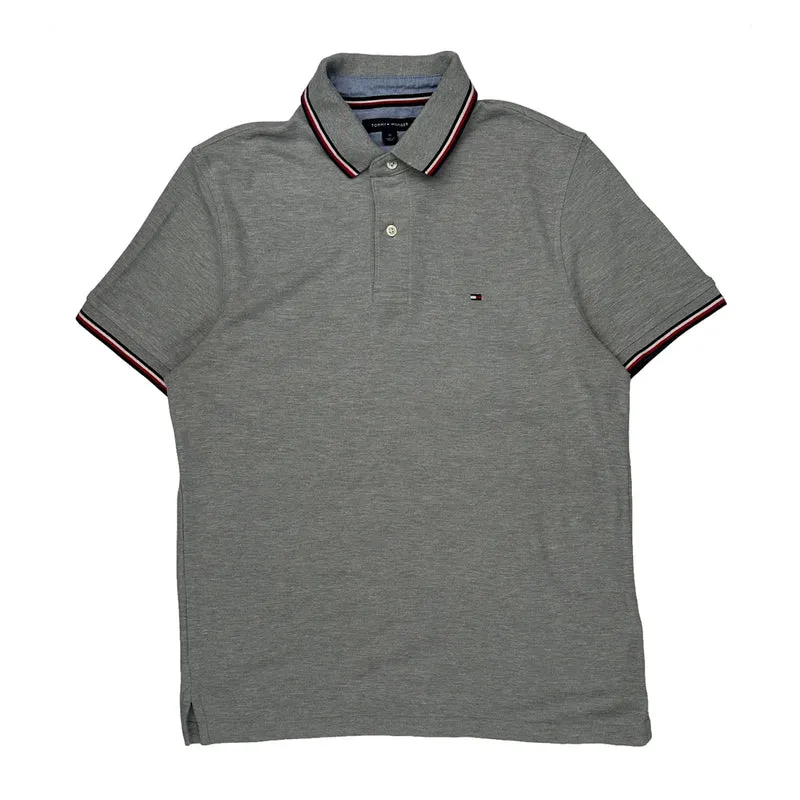 Tommy Hilfiger Polo Shirt - Medium Gray Cotton