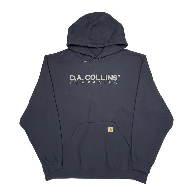 D.A. Collins Companies Carhartt Hoodie - 2XL Navy Cotton