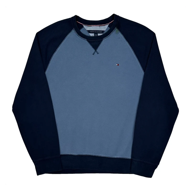 Tommy Hilfiger Sweatshirt - XL Blue Cotton