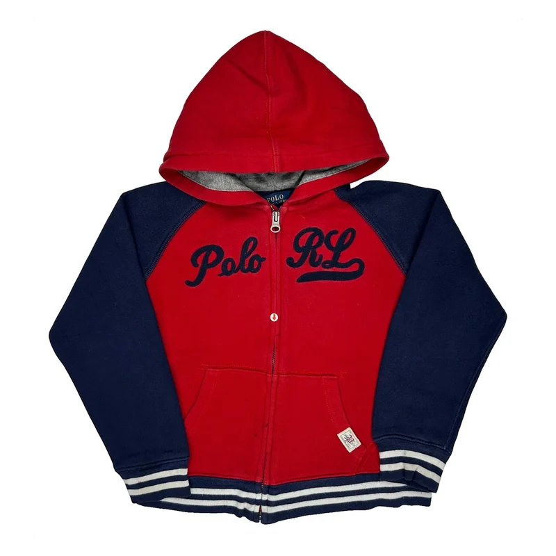 Age 6 Polo By Ralph Lauren Hoodie - XS Red Cotton
