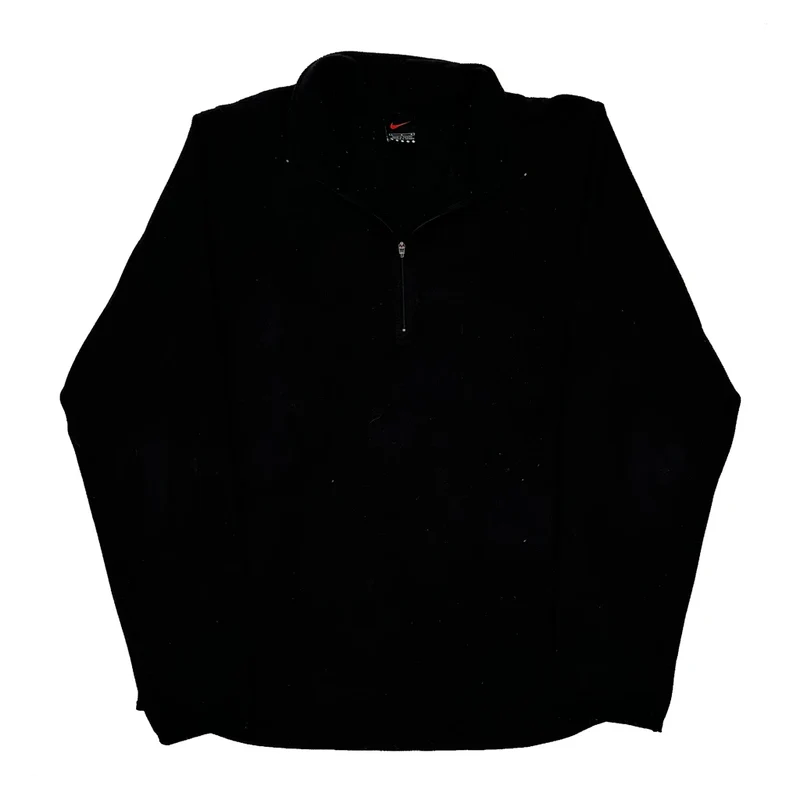 Nike Fleece - Large Black Polyester