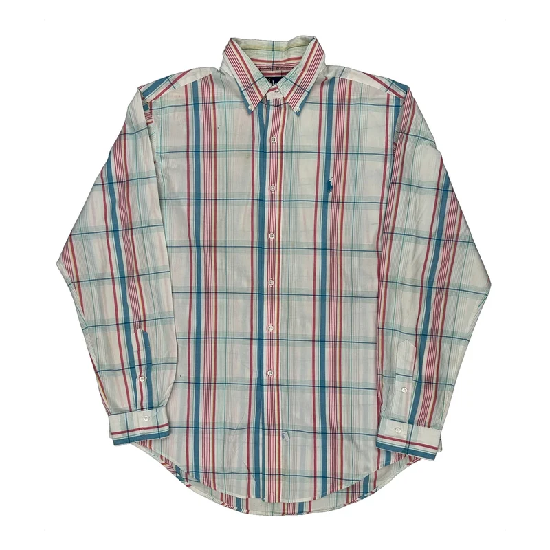 Ralph Lauren Checked Shirt - Large Multicoloured Cotton