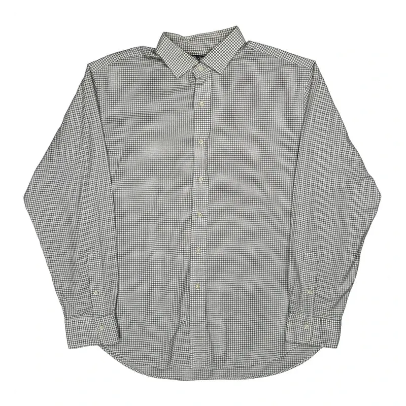 Polo By Ralph Lauren Checked Shirt - XL White Cotton