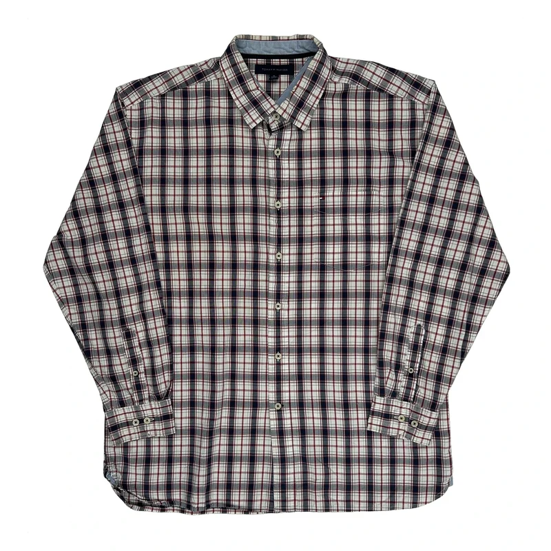 Tommy Hilfiger Checked Shirt - XL Multicoloured Cotton