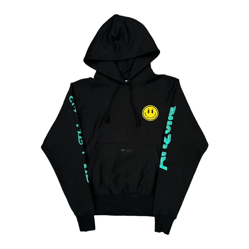 Reverse Weave Champion Arizona Hoodie - Small Black Cotton