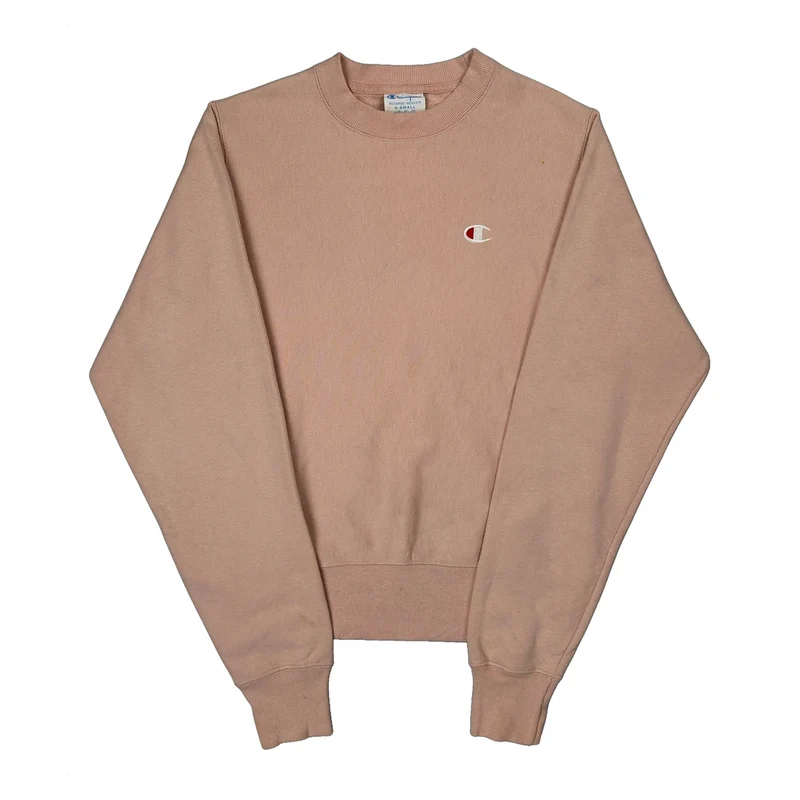 Reverse Weave Champion Sweatshirt - XS Pink Cotton